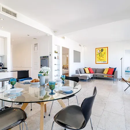 Skyline 2-bedroom Flat With Epic Views - Roi Chevalier Apartmán Antibes